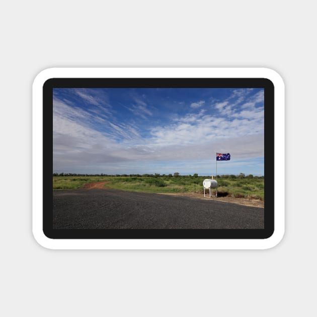 Outback letter box Magnet by athexphotographs