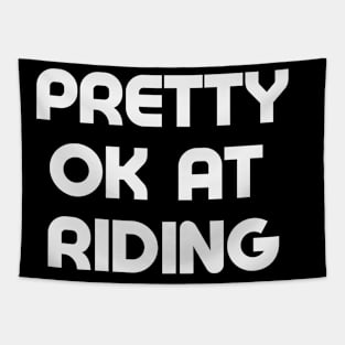 Ok Cyclist Shirt, Cycling Gifts, OK at Cycling, Bicycle Shirt, Average Cyclist Shirt, Funny Cycling Shirt, Bike Commuter, Amateur Cyclist Tapestry