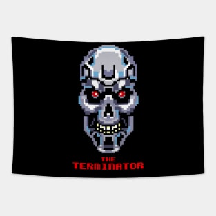 Terminator Pixel Art Tapestry