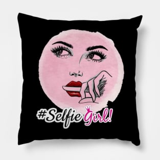 Selfie Girl Pillow