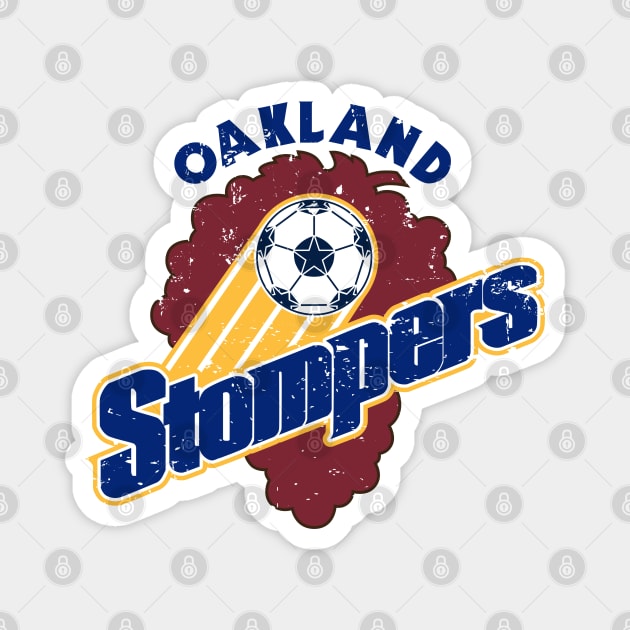1978 Oakland Stompers Vintage Soccer Magnet by ryanjaycruz