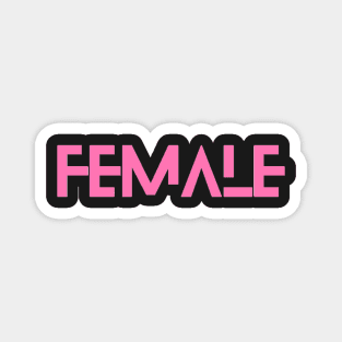 FEMALE font 4 Magnet