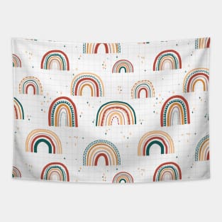 Boho rainbows Tapestry