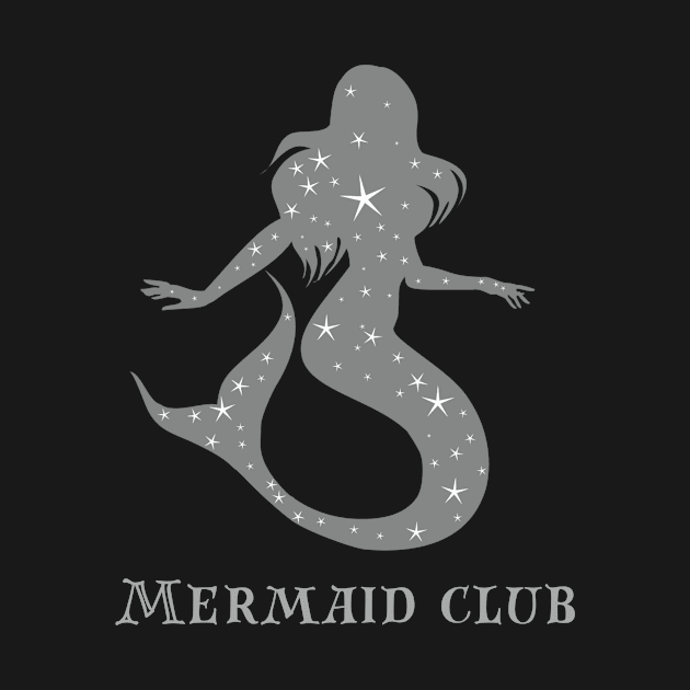 Mermaid club quote cute ocean graphic by CameltStudio