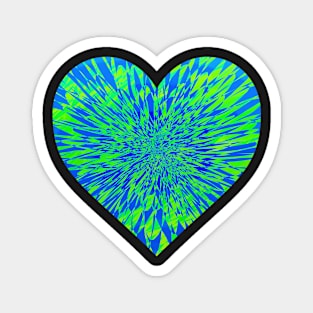 Neon Tie Dye Magnet