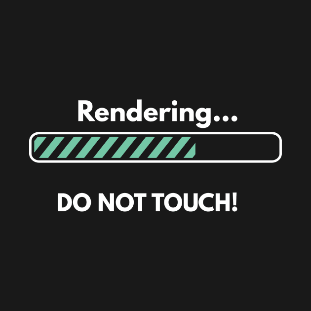 Funny Video Editing Rendering Do Not Touch Video Editor by Tracy