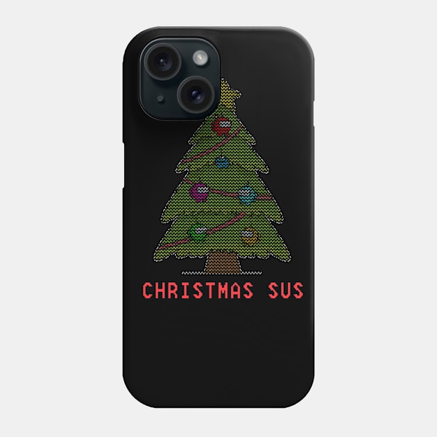 Christmas Sus ugly sweater Phone Case by peekxel