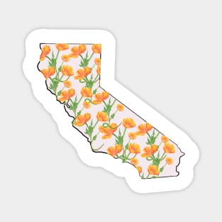 California Poppy State Magnet