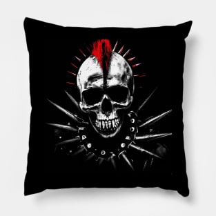 skull with a crest Pillow