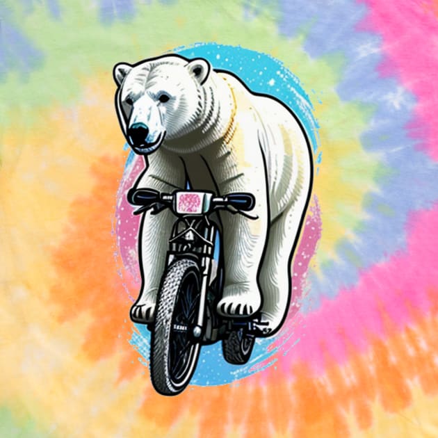 Polar bear on a bike by JustinThorLPs