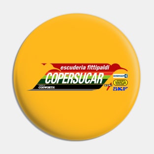 First And Only Brazilian F-1 Team Motorsport Art Pin