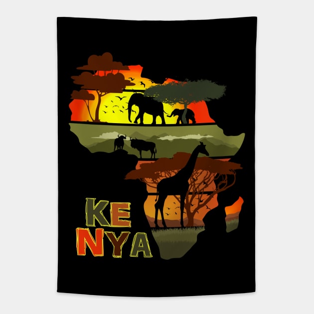 Kenya Tapestry by Nerd_art