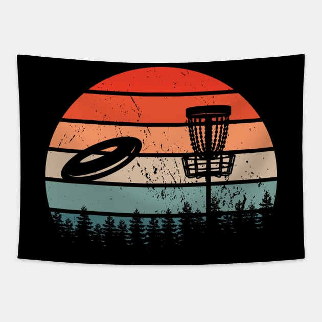 Disc Golf Retro Tapestry by Shiva121