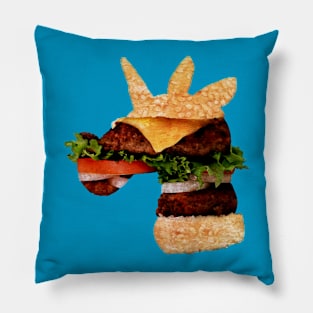 Unicorn Burger Pillow