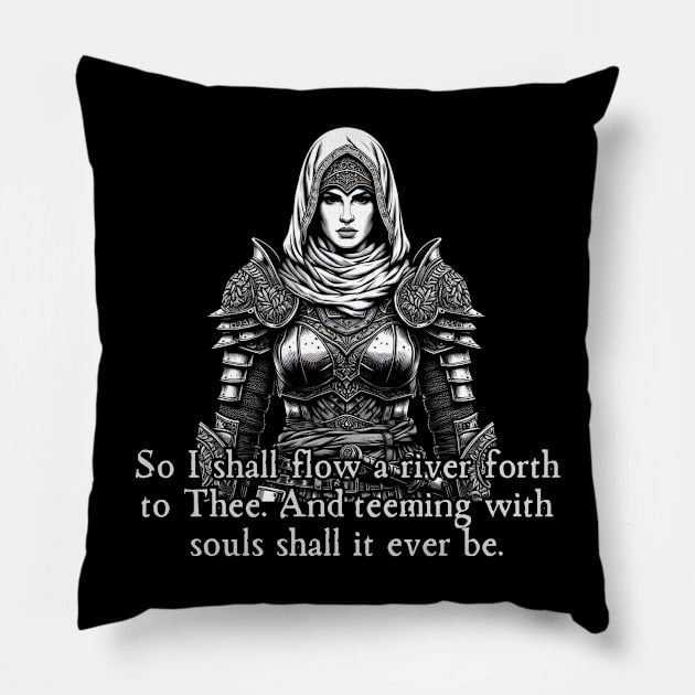 Paladin Pillow by OddlyNoir