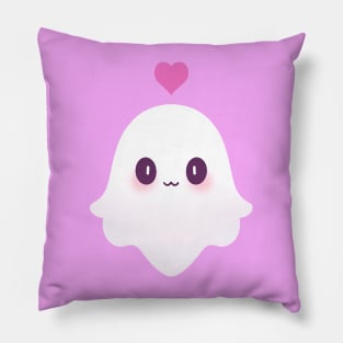 Cute ghost with heart Pillow