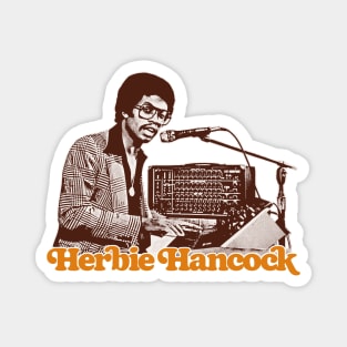 Herbie Hancock ----- Retro Jazz Design Magnet