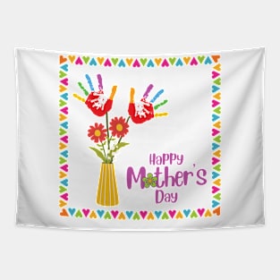 Happy Mother's day in colors Tapestry