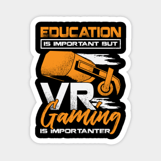 Funny VR Gaming Virtual Reality Gamer Gift Magnet