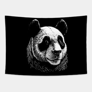 Panda Head Tapestry