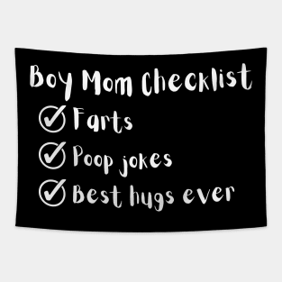 Boy mom checklist Tapestry