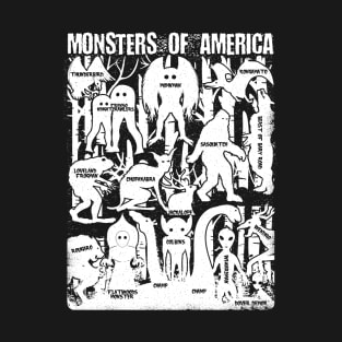 Monsters Of America Cryptid T-Shirt