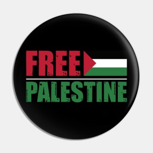 Free Palestine Pin