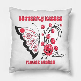 Butterfly Flower Wings Best Gift For Mothers Day Lovers Pillow