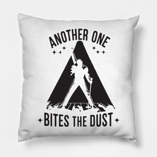 Another One Bites The Dust - Queen Tribute - Freddy Tribute - Mercury - Queen - Funny Sayings - Funny Gift - Funny Slogan - Funny Quotes - Funny Animals - Rock Tribute - Music Rock - Pop Pillow