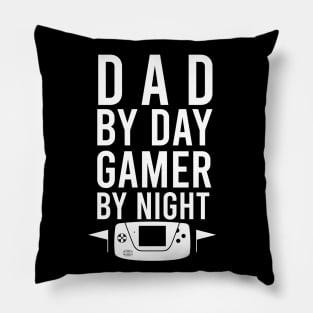 Dad by day gamer by night Pillow