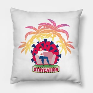 Coronavirus Staycation Pillow