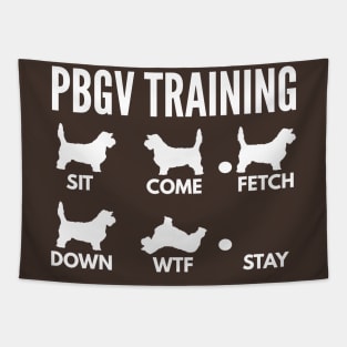 Petit Basset Griffon Vendéen Training PBGV Dog Tricks Tapestry