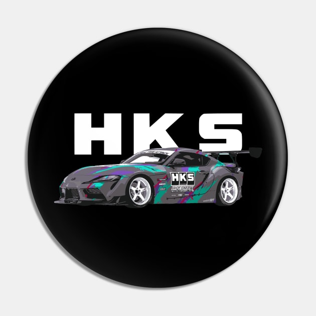 HKS hyper Max A90 Supra Pin by cowtown_cowboy