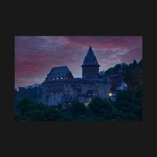 Stahleck Castle, Bacharach, Middle Rhine, Germany by Kruegerfoto