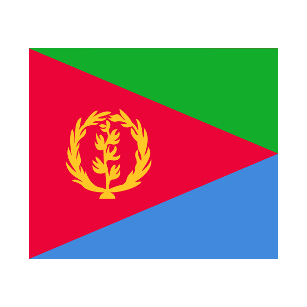 Eritrea flag by flag for all