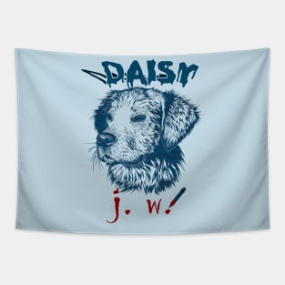 johns dog daisy Tapestry