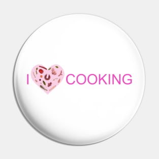 I Love Cooking Pin