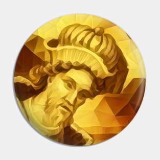 Dionysius of Halicarnassus Golden Portrait | Dionysius of Halicarnassus Artwork 9 Pin