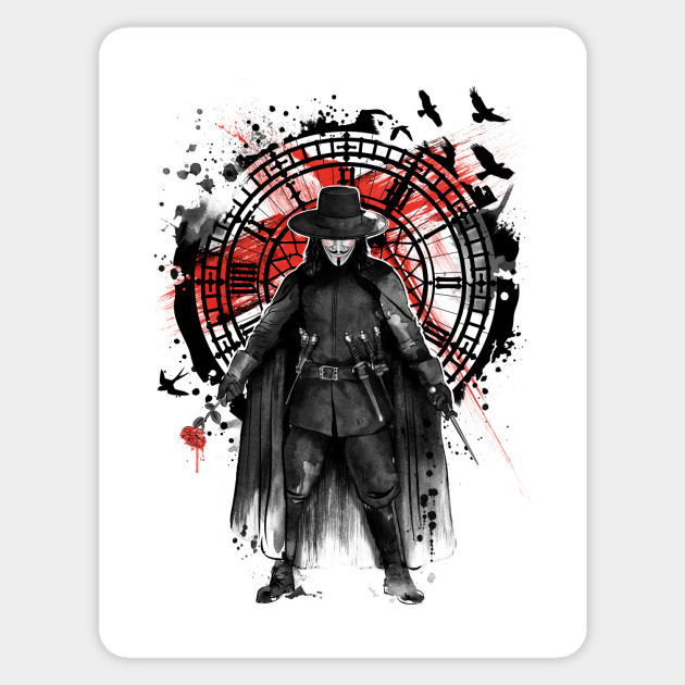 Remember the Fifth of November - V For Vendetta - Sticker