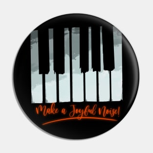 Make a Joyful Noise Piano Keys Pin