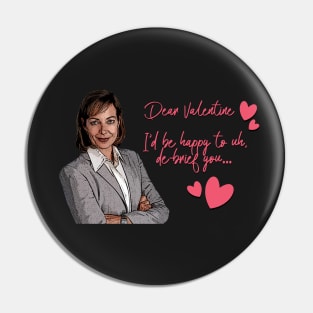 CJ Cregg Valentine's Card Pin