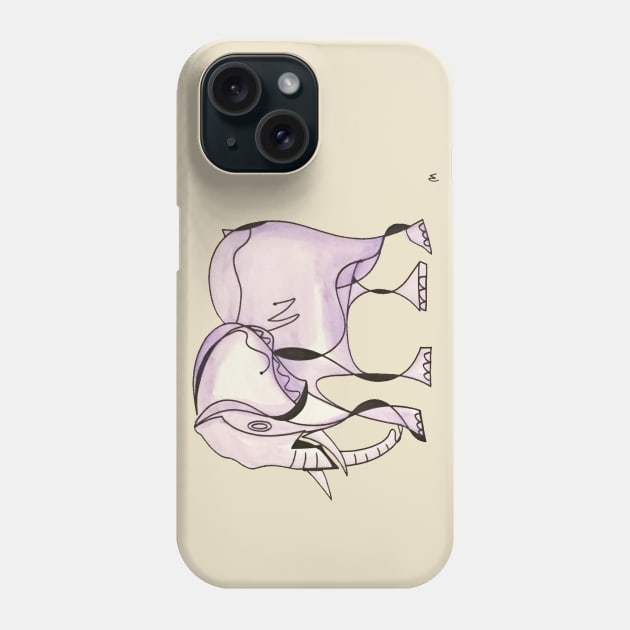 The White Elephant Phone Case by WorldofPollux