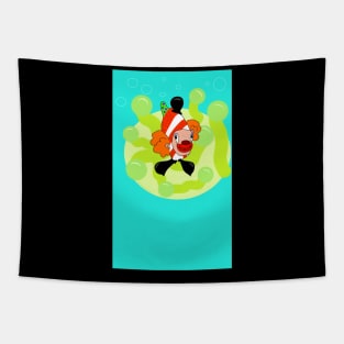 Clownfish cartoon style Tapestry