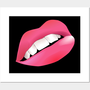 Lips Png Posters for Sale