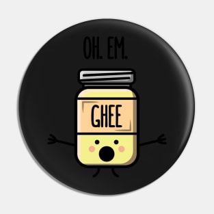 Oh Em Ghee - Funny Desi Puns Pin