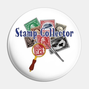 Stamp Collector Pin