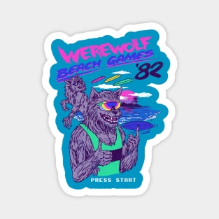 Werewolf Beach Games Magnet