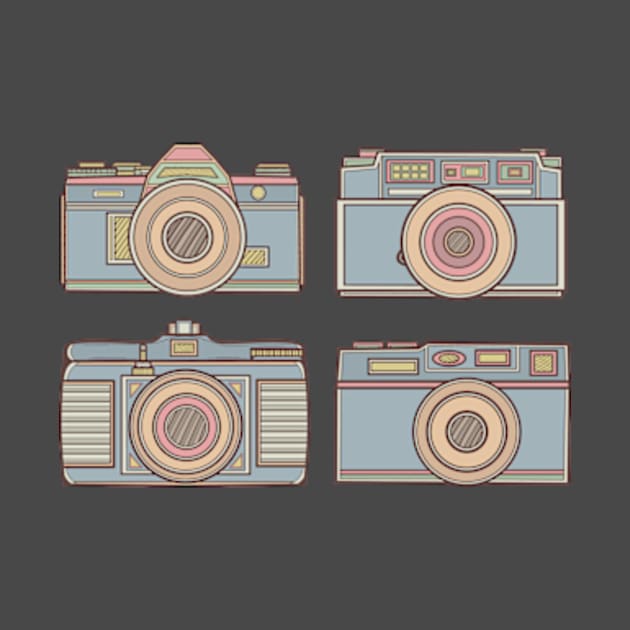 Grey Retro Camera by milhad