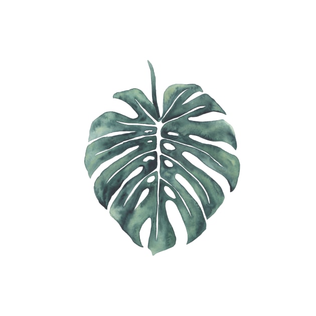 Simple monstera leaf by gusstvaraonica