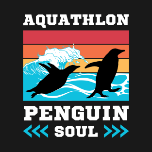 Aquathlon penguin soul T-Shirt